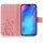 Huawei Handy Tasche Handyhülle Schutz Hülle Blumen Flip Cover Buch Case Etui Huawei P30 Rosa