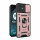 Outdoor Panzer Hülle Motorola Moto G14 Handyhülle mit Kameraschutz Ringhalter Rosegold