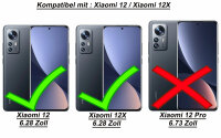 Hülle für Xiaomi 12 / 12X , Schutzhülle Silikon Case Carbon Bumper BF Xiaomi 12 5G / Xiaomi 12X 5G