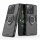 Hülle Xiaomi 13T / 13T Pro Handyhülle Drehbar Ringhalter Magnet Bumper Case Schwarz