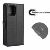 Handy Tasche für Samsung Galaxy Cover Case Buch Klapp Schutz Hülle Etui Wallet Samsung Galaxy S10 Lite SM-G770 Schwarz