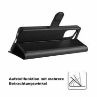Handy Tasche für Samsung Galaxy Cover Case Buch Klapp Schutz Hülle Etui Wallet Samsung Galaxy S10 Lite SM-G770 Schwarz