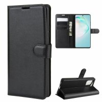 Handy Tasche für Samsung Galaxy Cover Case Buch Klapp Schutz Hülle Etui Wallet Samsung Galaxy S10 Lite SM-G770 Schwarz