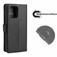 Handy Tasche für Samsung Galaxy Cover Case Buch Klapp Schutz Hülle Etui Wallet Samsung Galaxy S10 Lite SM-G770 Schwarz