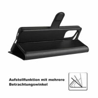 Handy Tasche für Samsung Galaxy Cover Case Buch Klapp Schutz Hülle Etui Wallet Samsung Galaxy S10 Lite SM-G770 Schwarz