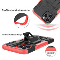 Handyhülle für Apple iPhone 12 Pro Max – Panzer Case Rot