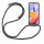 Handykette für Xiaomi Redmi A2 Handyhülle mit Band Hülle mit Kordel Handy Tasche Schwarz