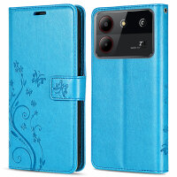 Hülle für ZTE Blade A54 Handy Tasche Handyhülle Wallet Case Klapphülle Flip Case Blau