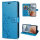 Hülle für ZTE Blade A54 Handy Tasche Handyhülle Wallet Case Klapphülle Flip Case Blau