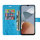 Hülle für ZTE Blade A54 Handy Tasche Handyhülle Wallet Case Klapphülle Flip Case Blau