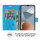 Hülle für ZTE Blade A54 Handy Tasche Handyhülle Wallet Case Klapphülle Flip Case Blau