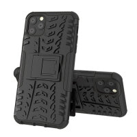 Handyhülle für Apple iPhone 11 Pro Max – Outdoor Panzer Cover Schwarz