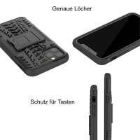 Handyhülle für Apple iPhone 11 Pro Max – Outdoor Panzer Cover Schwarz
