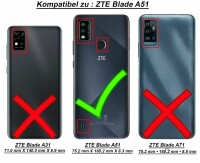 ZTE Blade A51 Hülle Handy Tasche Schutzhülle Klapphülle Flip Case Schale Etui BF