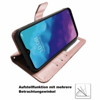 ZTE Blade V30 Vita, Handy Tasche Hülle Schutzhülle Klapphülle Flip Case Etui TPU