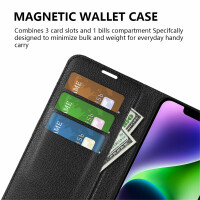 Hülle für Apple iPhone 15 Plus Handyhülle Handy Tasche Wallet Case Flip Cover