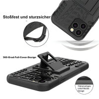 Handyhülle für Apple iPhone 12 Pro - Panzer Cover Schwarz
