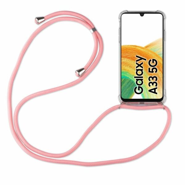 Handykette für Samsung Galaxy A33 Handyhülle mit Band Schutz Hülle Handy Tasche