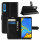 Handy Tasche für Samsung Galaxy A7 2018 Hülle Cover Wallet Case Handyhülle Etui