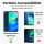 Handy Hülle mit Band Schutzhülle Handykette Seil Silikon Handy Tasche mit Schnur Motorola Moto G8 Power Rainbow