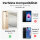 Handy Hülle mit Band Schutzhülle Handykette Seil Silikon Handy Tasche mit Schnur Huawei P10 Schwarz
