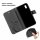 Huawei Handy Tasche Handyhülle Schutz Hülle Blumen Flip Cover Buch Case Etui Huawei Y5 2019 Blau