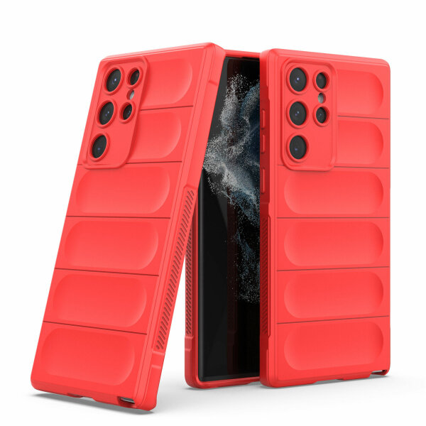 Hülle Handyhülle für Samsung Galaxy S22 Ultra - Schutzhülle Handytasche Case TPU