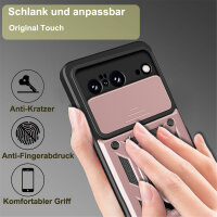 Outdoor Panzer Hülle Google Pixel 8 Handyhülle mit Kameraschutz Ringhalter Cover Rosegold