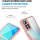 360° Grad Hülle Xiaomi Redmi 10 2022 Handyhülle mi Integriertem Displayschutz Rosa