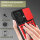 Outdoor Panzer Hülle Motorola Edge 40 Neo Handyhülle mit Kameraschutz Ringhalter Rot