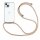 Handykette für Apple iPhone 15 Serie Hülle Handyhülle mit Band Hülle mit Kordel Beige / Braun iPhone 15 Plus