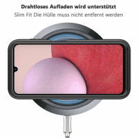 Panzer Hülle Handy Tasche 360 Grad TPU vollschutz mit Integriertem Displayschutz Samsung Galaxy A14