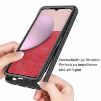 Panzer Hülle Handy Tasche 360 Grad TPU vollschutz mit Integriertem Displayschutz Samsung Galaxy A14