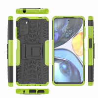 Hülle Motorola Moto G22, E32, E32 Schutzhülle Handytasche Handyhülle Silikon TPU Grün