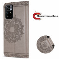 Hülle für Xiaomi Redmi Note 11s 5G / Poco M4 Pro 5G Handyhülle Handy Tasche Etui Grau