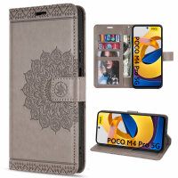 Hülle für Xiaomi Redmi Note 11s 5G / Poco M4 Pro 5G Handyhülle Handy Tasche Etui Grau