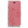 Huawei Handy Tasche Handyhülle Schutz Hülle Blumen Flip Cover Buch Case Etui Huawei Y6 2018 Rosa