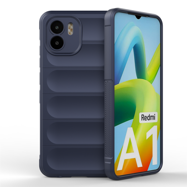 Hülle Xiaomi Redmi A1 Handyhülle Outdoor Case Back Cover Handy Tasche Bumper Blau