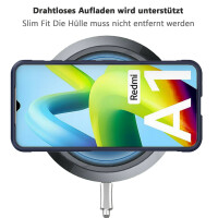 Hülle Xiaomi Redmi A1 Handyhülle Outdoor Case Back Cover Handy Tasche Bumper Blau
