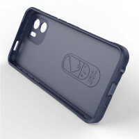 Hülle Xiaomi Redmi A1 Handyhülle Outdoor Case Back Cover Handy Tasche Bumper Blau