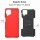 Handy Tasche für SAMSUNG Galaxy Hülle Handyhülle Schutzhülle Outdoor Case Schale Note20 N980 / Note20 5G N981 Rot