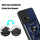 Outdoor Panzer Hülle Motorola Moto G84 Handyhülle mit Kameraschutz Ringhalter Blau