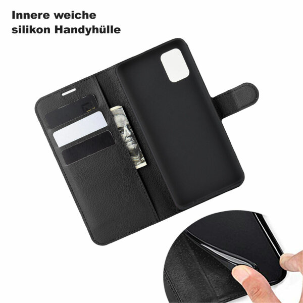 Handy Tasche für Samsung Galaxy A51 Hülle Flip Cover Wallet Case