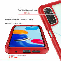 Hülle für Xiaomi Redmi Note 11 / 11S, Handy Tasche Silikon Case Cover Bumper TPU