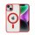 Handyhülle mit integrierter Magnet für iPhone 14 Pro Plus Max Hülle TPU iPhone 14 Pro Max Rot