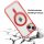 Handyhülle mit integrierter Magnet für iPhone 14 Pro Plus Max Hülle TPU iPhone 14 Pro Max Rot