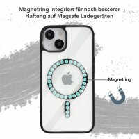 Bumper MagSafe mit integrierter Magnet für iPhone 14 Pro Plus Max Hülle TPU iPhone 14 Schwarz