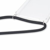 Handykette für Apple iPhone 15 Serie Hülle Handyhülle mit Band Hülle mit Kordel Schwarz iPhone 15 Plus