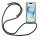 Handykette für Apple iPhone 15 Serie Hülle Handyhülle mit Band Hülle mit Kordel Schwarz iPhone 15 Plus