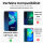 Motorola Handy Tasche Handyhülle Schutz Hülle Blumen Flip Cover Wallet Case Etui Motorola Moto G8 Power Lite Grau